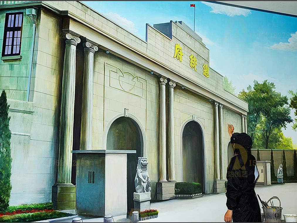江苏省禁毒馆油画创作