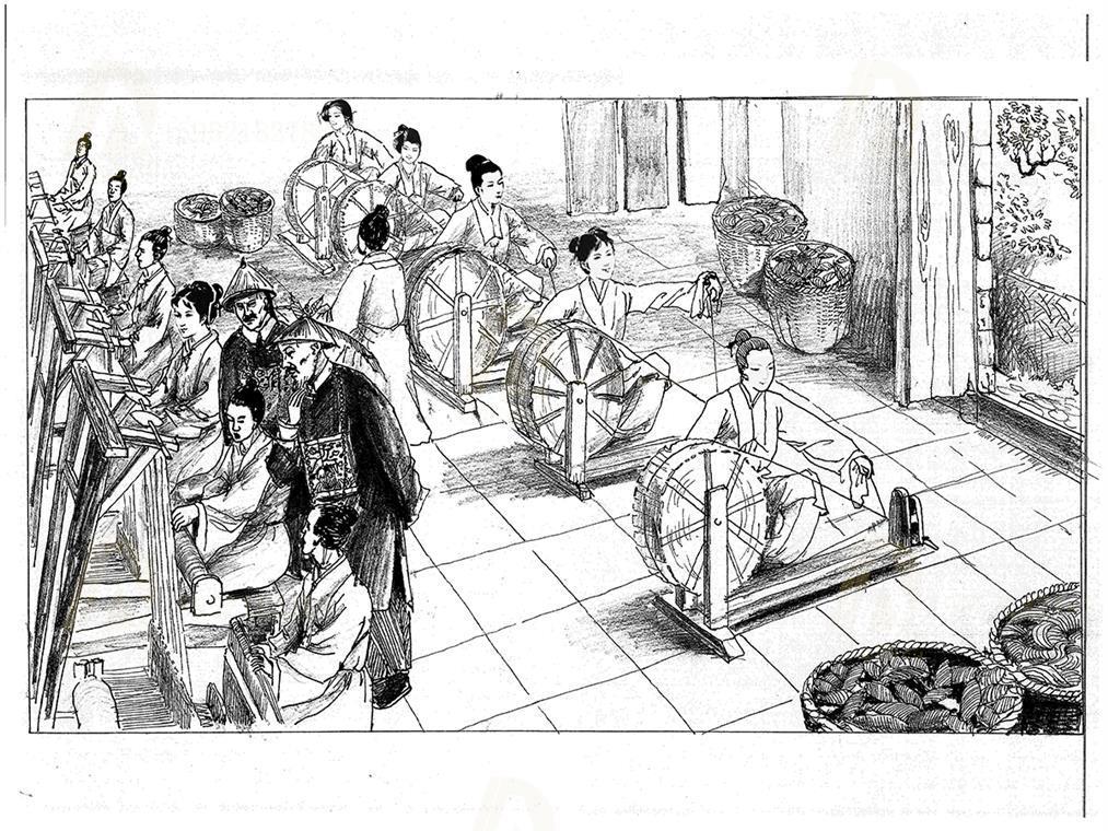 博物馆油画创作手稿