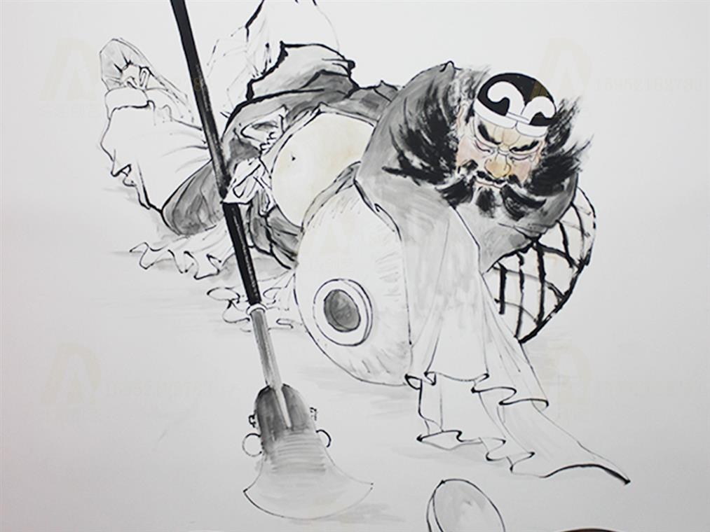 108将人物国画