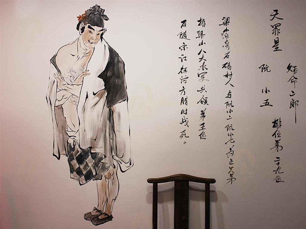108将人物国画