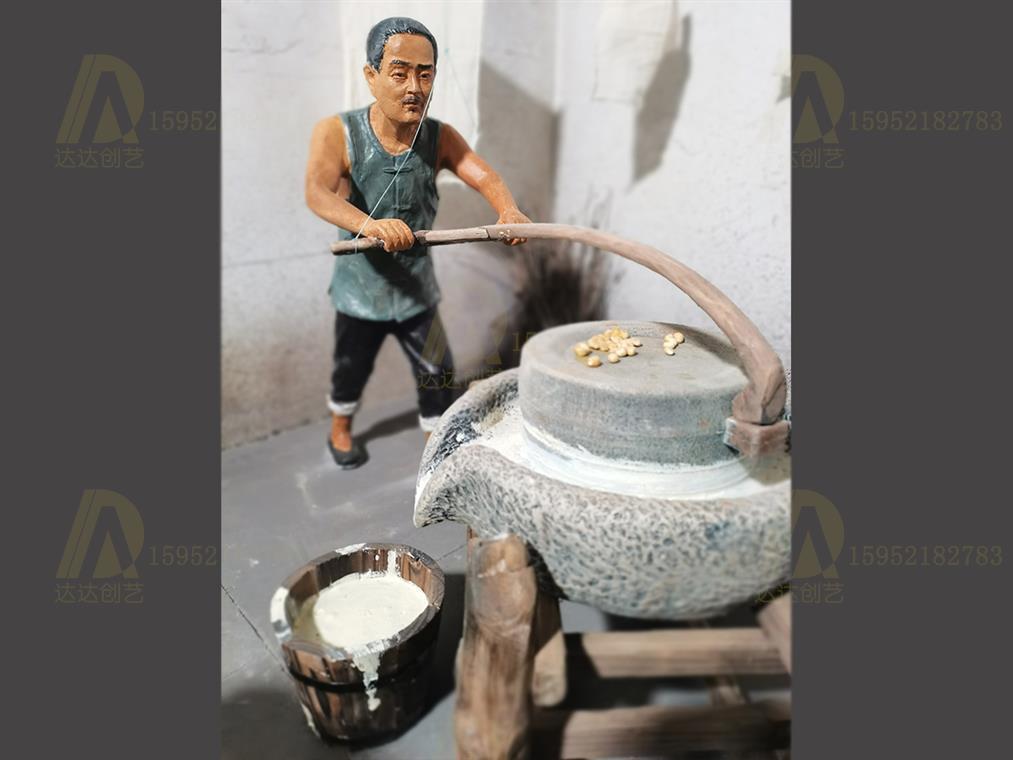 安徽马鞍山黄池县茶干工艺微缩场景