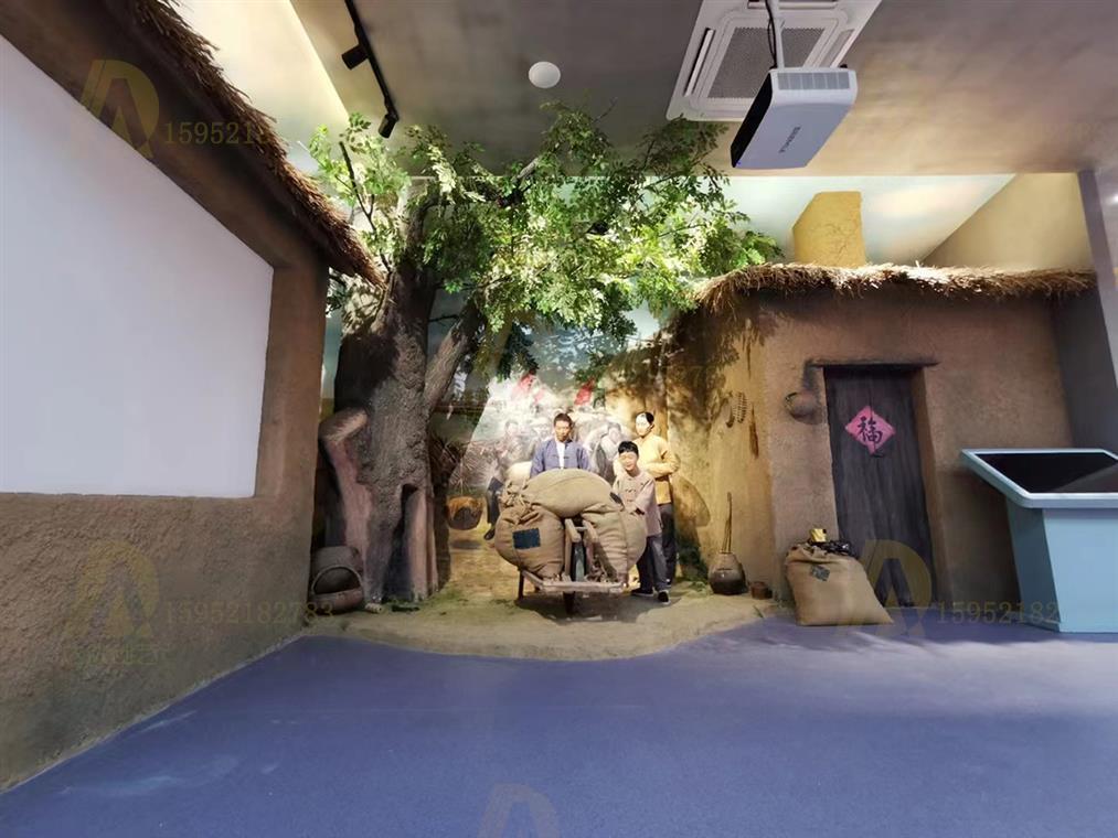 淮安市淮宝县革命纪念馆红色主题场景复原