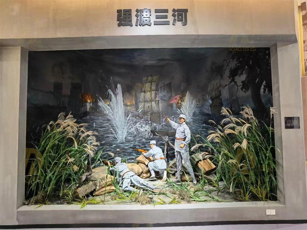 淮安市淮宝县革命纪念馆红色主题场景复原