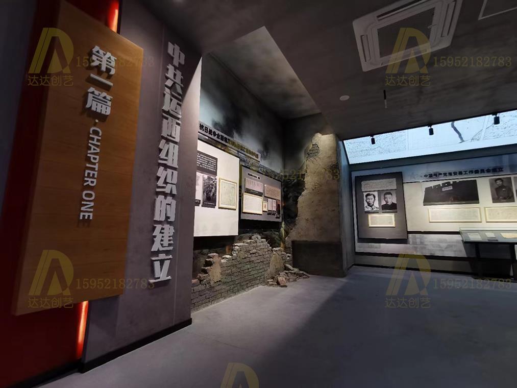 淮安市淮宝县革命纪念馆红色主题场景复原